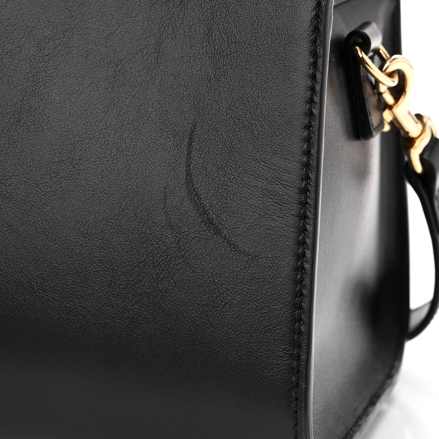 Calfskin Monogram Baby Cabas Black