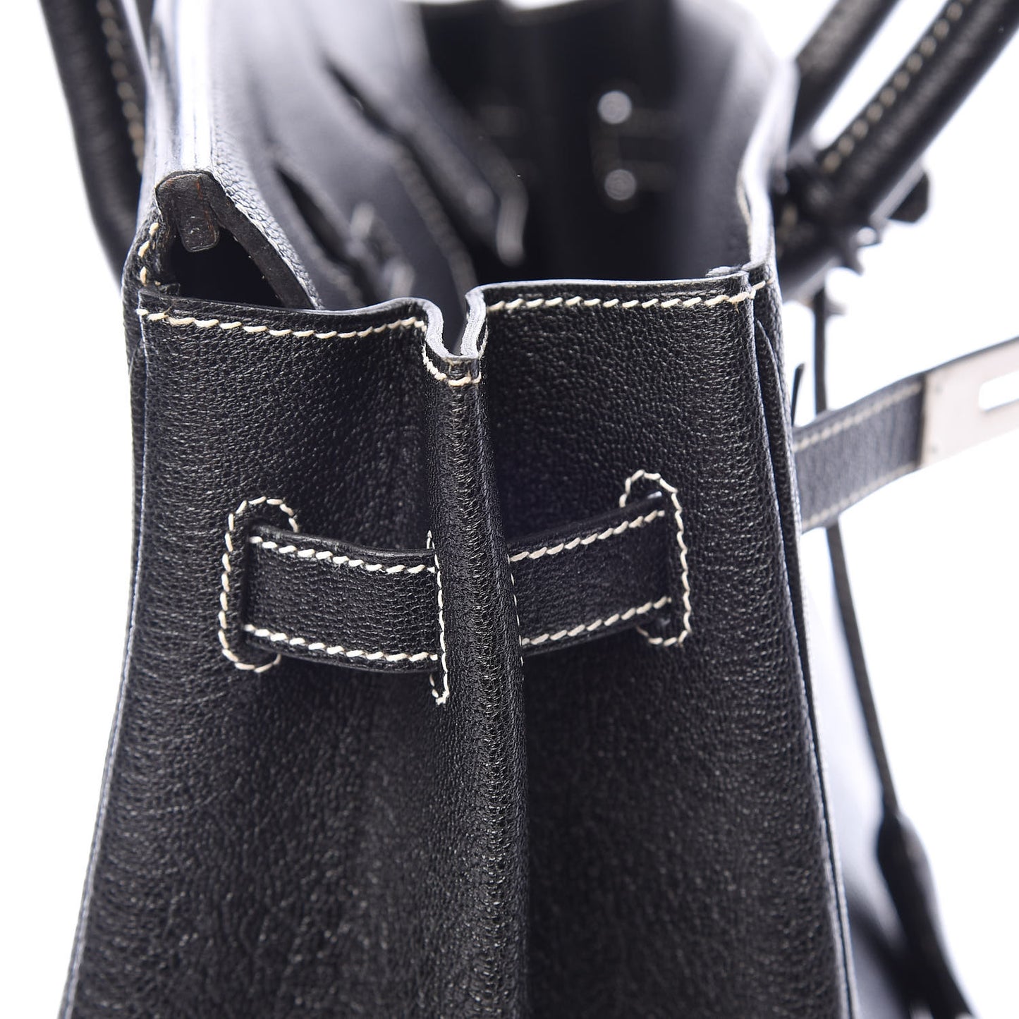 Chevre de Coromandel Birkin 35 Black
