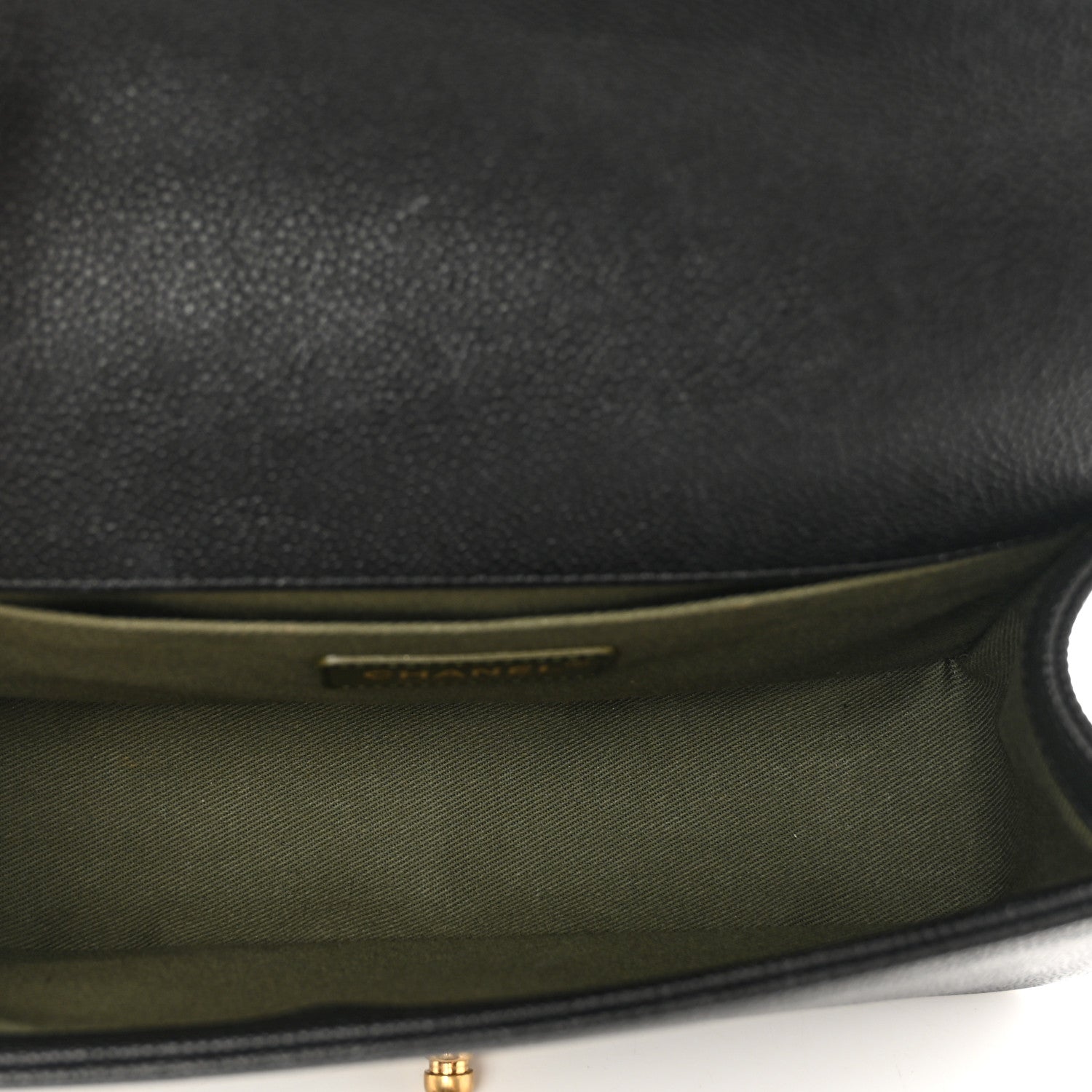 Chanel Caviar Quilted Medium Boy Flap Black 6 of 10