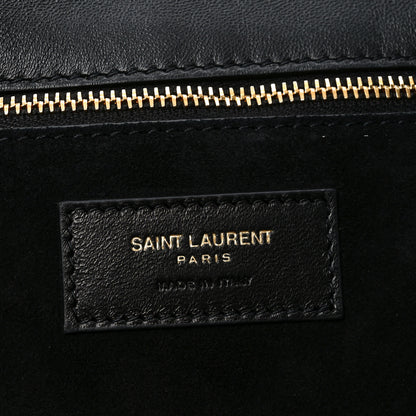 Saint Laurent Pony Hair Nappa Leopard Print Le 5 A 7 Bea Tote Manto Naturale 6 of 10