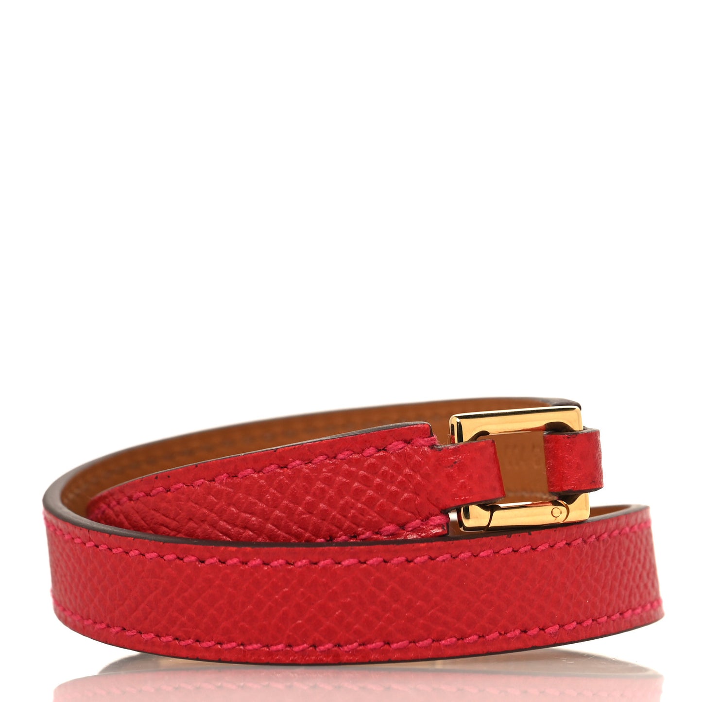 Epsom Rivale Double Tour Bracelet S Rouge Casaque