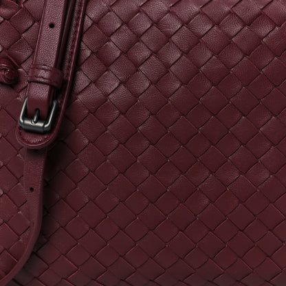 Bottega Veneta Nappa Intrecciato Double Compartment Crossbody Bag China Red 10 of 12