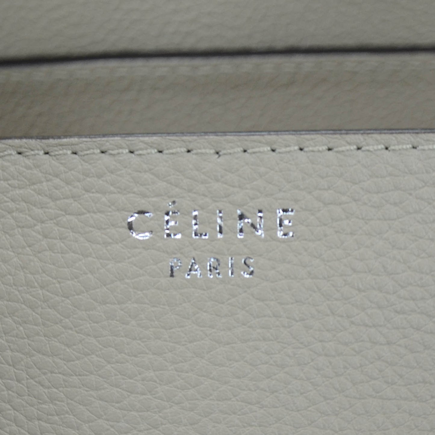 Pebbled Leather Mini Luggage Bag Dune