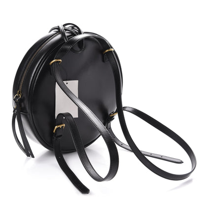 Gucci Calfskin LA Round Backpack Black Gold 2 of 10