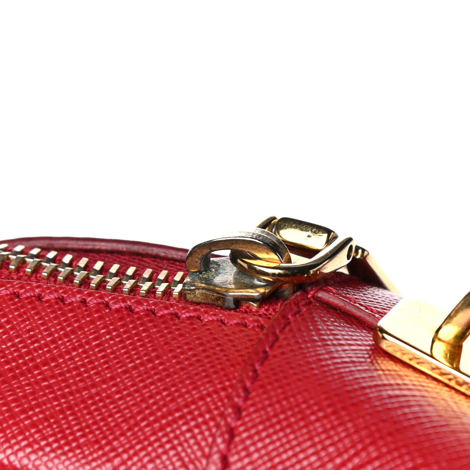 Prada Saffiano Lux Bowler Fuoco 18 of 18