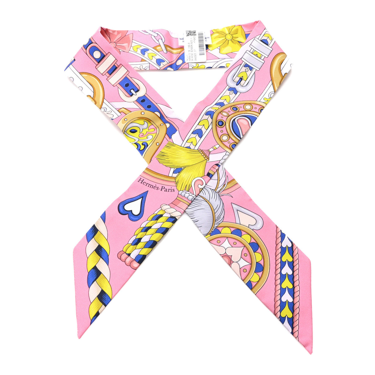 Silk Harnais De Coeur Twilly Rose Bonbon Blue