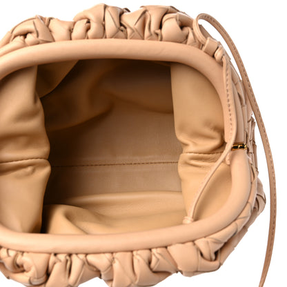 Bottega Veneta Nappa Intrecciato The Mini Pouch Almond 5 of 10