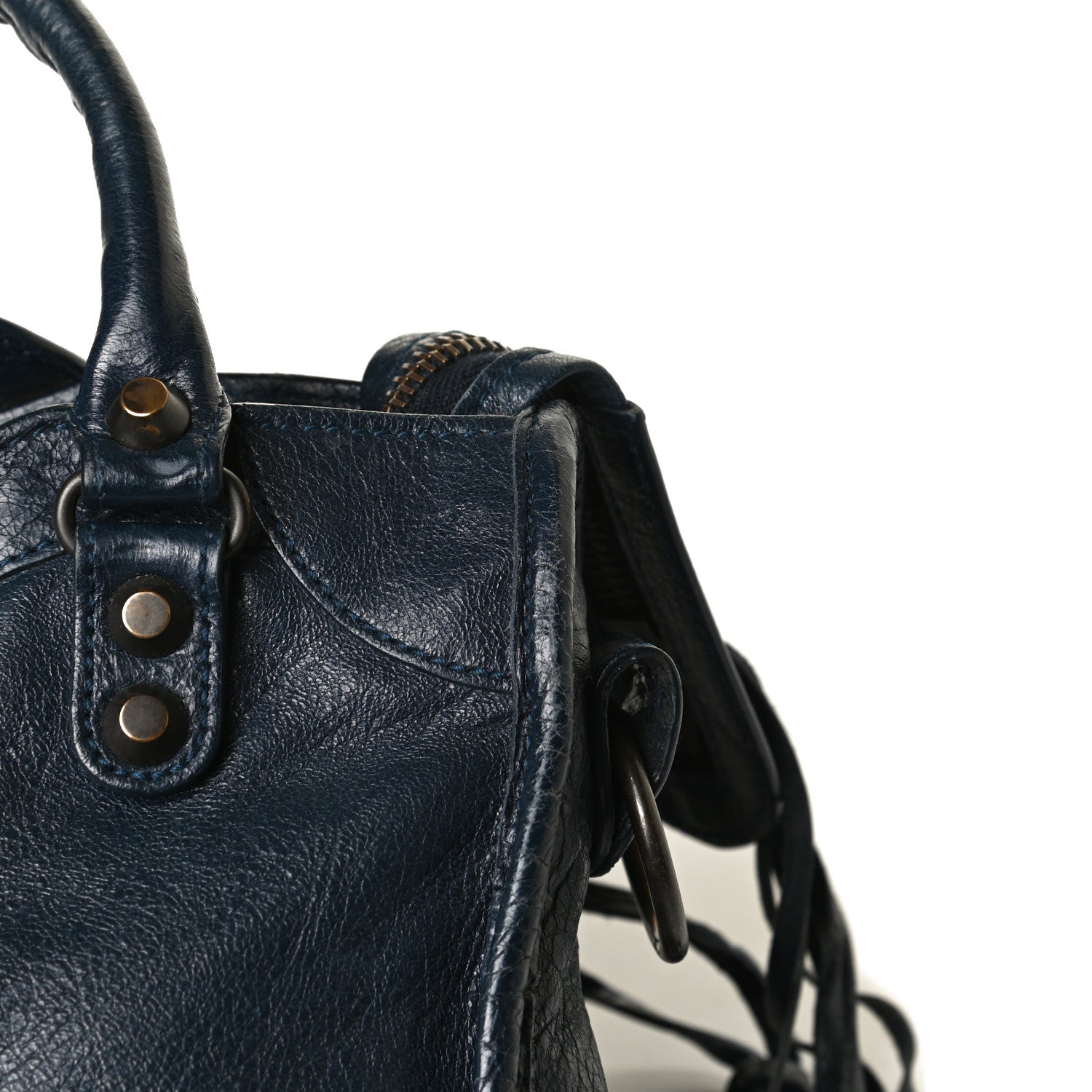 Balenciaga Agneau Classic Hardware Mini City Bleu Obscur 18 of 20