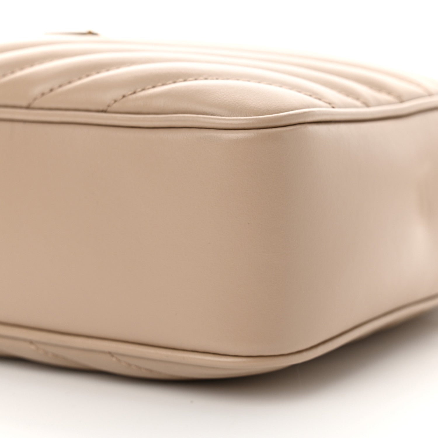 Saint Laurent Calfskin Matelasse Monogram Lou Camera Bag Dark Beige 10 of 11