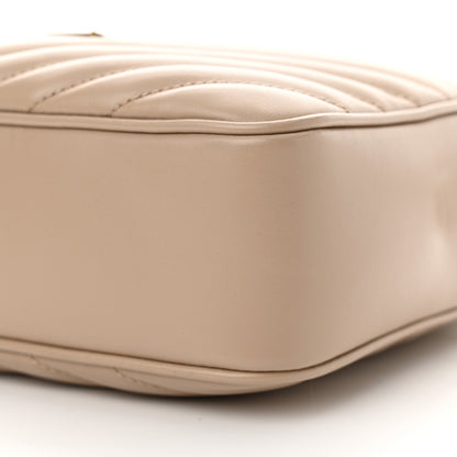 Saint Laurent Calfskin Matelasse Monogram Lou Camera Bag Dark Beige 10 of 11
