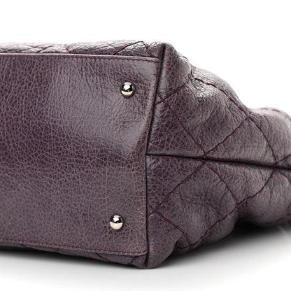 Chanel Glazed Calfskin Large On The Road Tote Purple 12 of 13