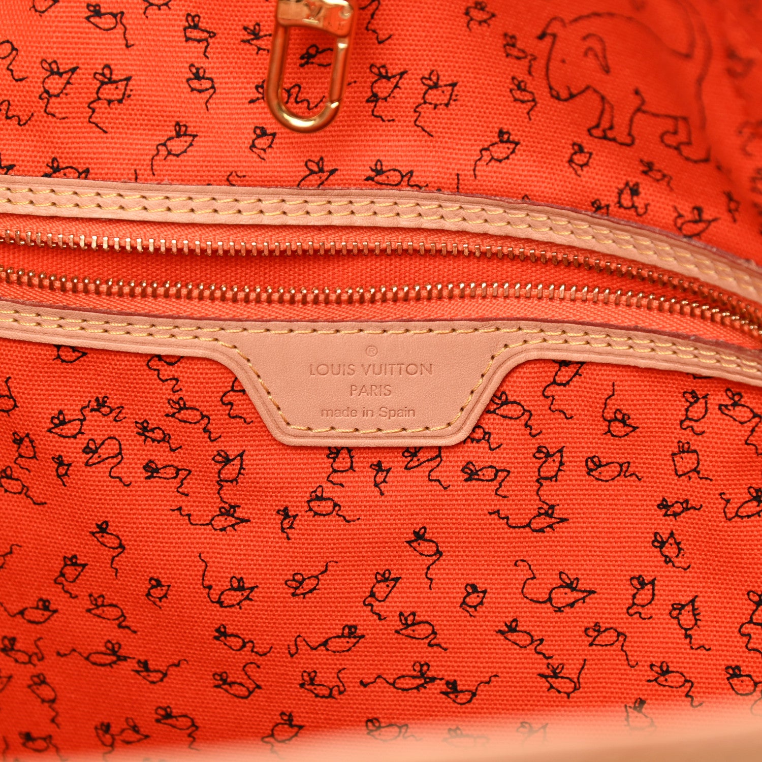 Louis Vuitton Catogram Neverfull MM Marron 7 of 16