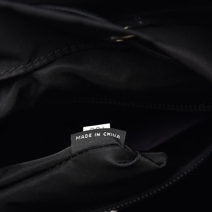 Prada Tessuto Nylon Impunturato Double Buckle Backpack Baltico Black 7 of 8