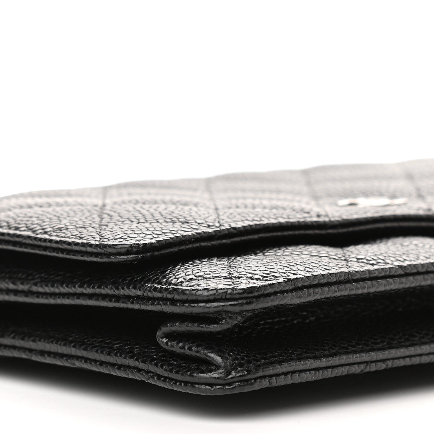 Chanel Caviar Quilted Wallet On Chain WOC Black 9 of 10