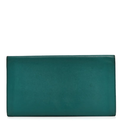 Hermes Swift Citizen Twill Long Combined Wallet Vert Verone 1 of 9