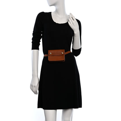 Hermes Barenia Pochette Belt Bag Fauve 2 of 10