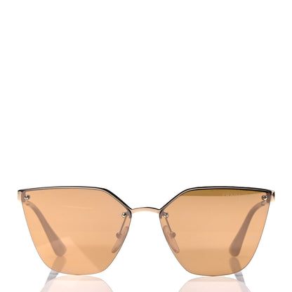 Prada Cat Eye Sunglasses SPR 68T Gold 2 of 7