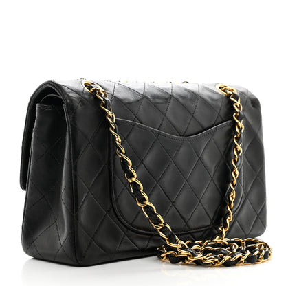 Chanel Lambskin Quilted Small Double Flap Black 3 of 11