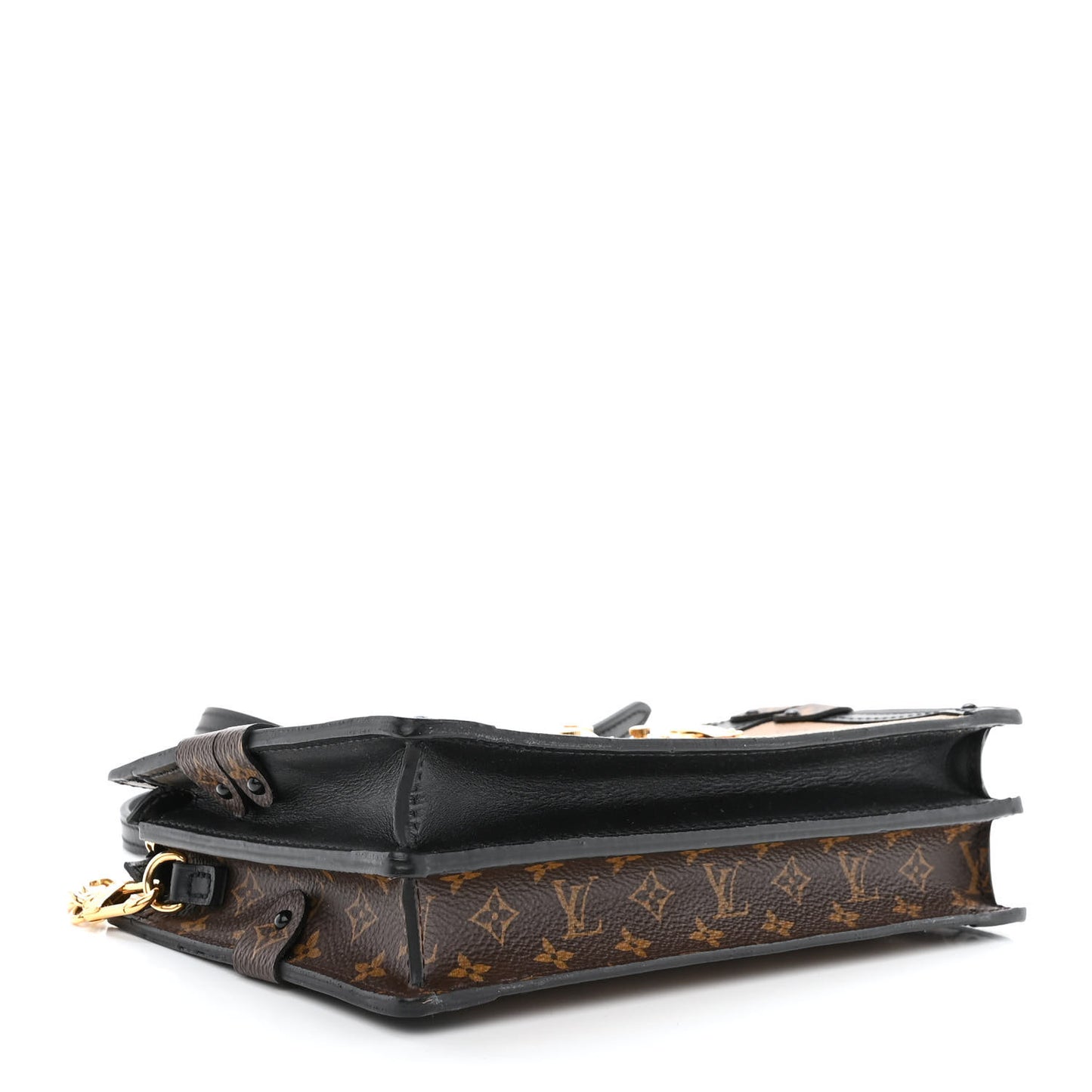 Reverse Monogram Trunk Clutch