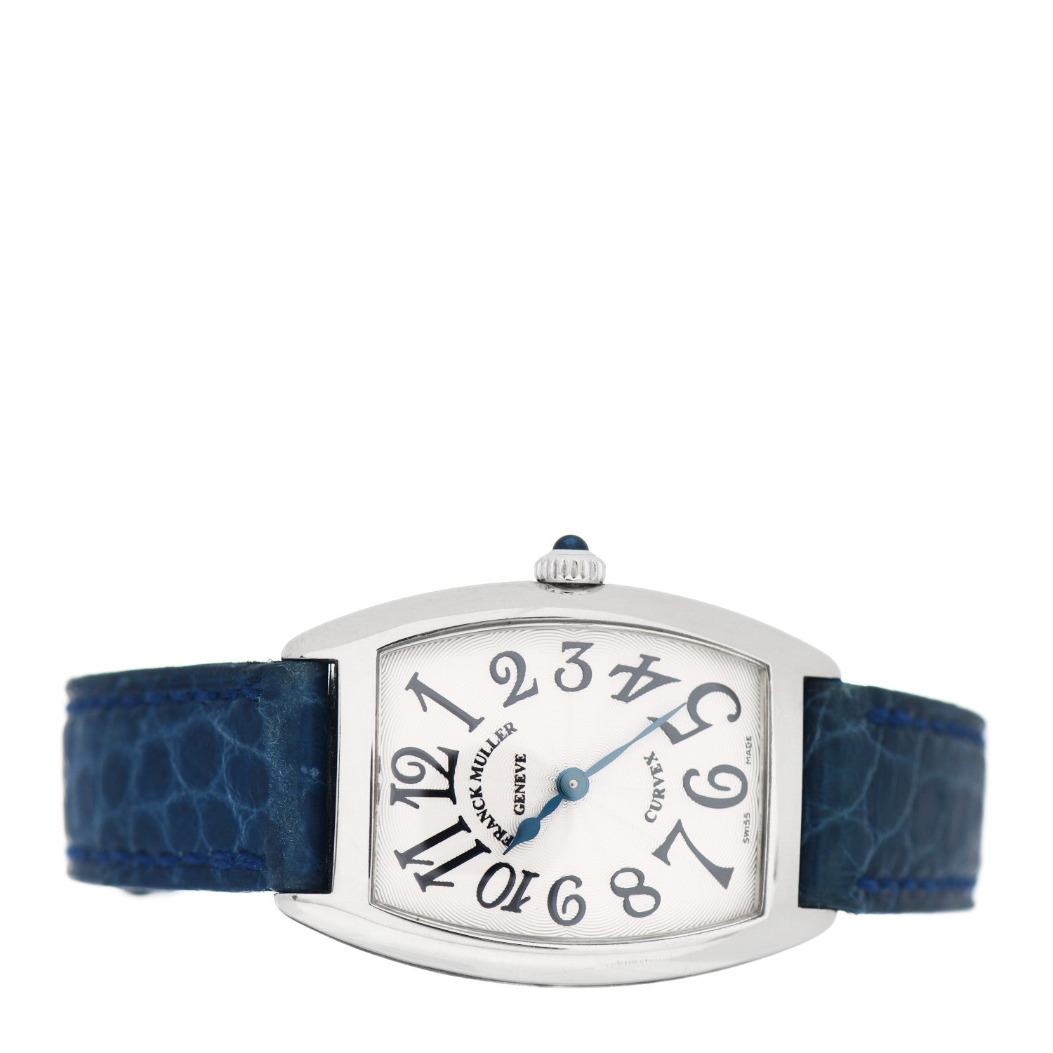 Franck Muller Stainless Steel Crocodile 25mm Cintree Curvex Quartz Watch 1752QZ 2 of 4