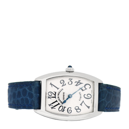 Franck Muller Stainless Steel Crocodile 25mm Cintree Curvex Quartz Watch 1752QZ 2 of 4