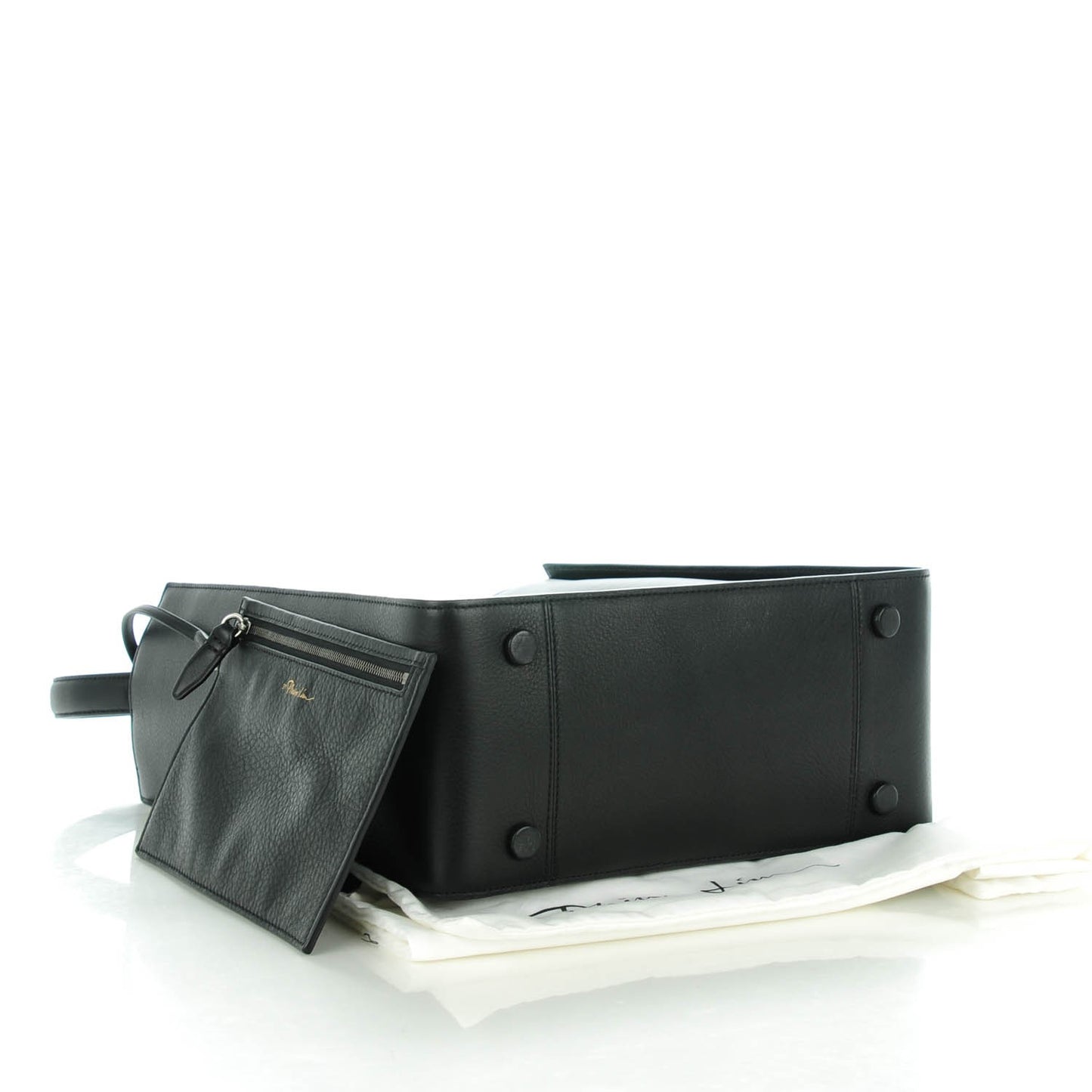 3.1 Calfskin Large Soleil Bucket Bag Black