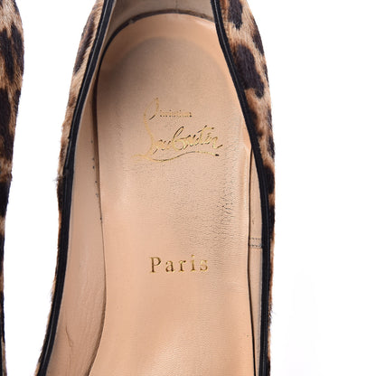 Christian Louboutin Pony Hair So Kate 120 Pumps 39 Leopard Black 7 of 12