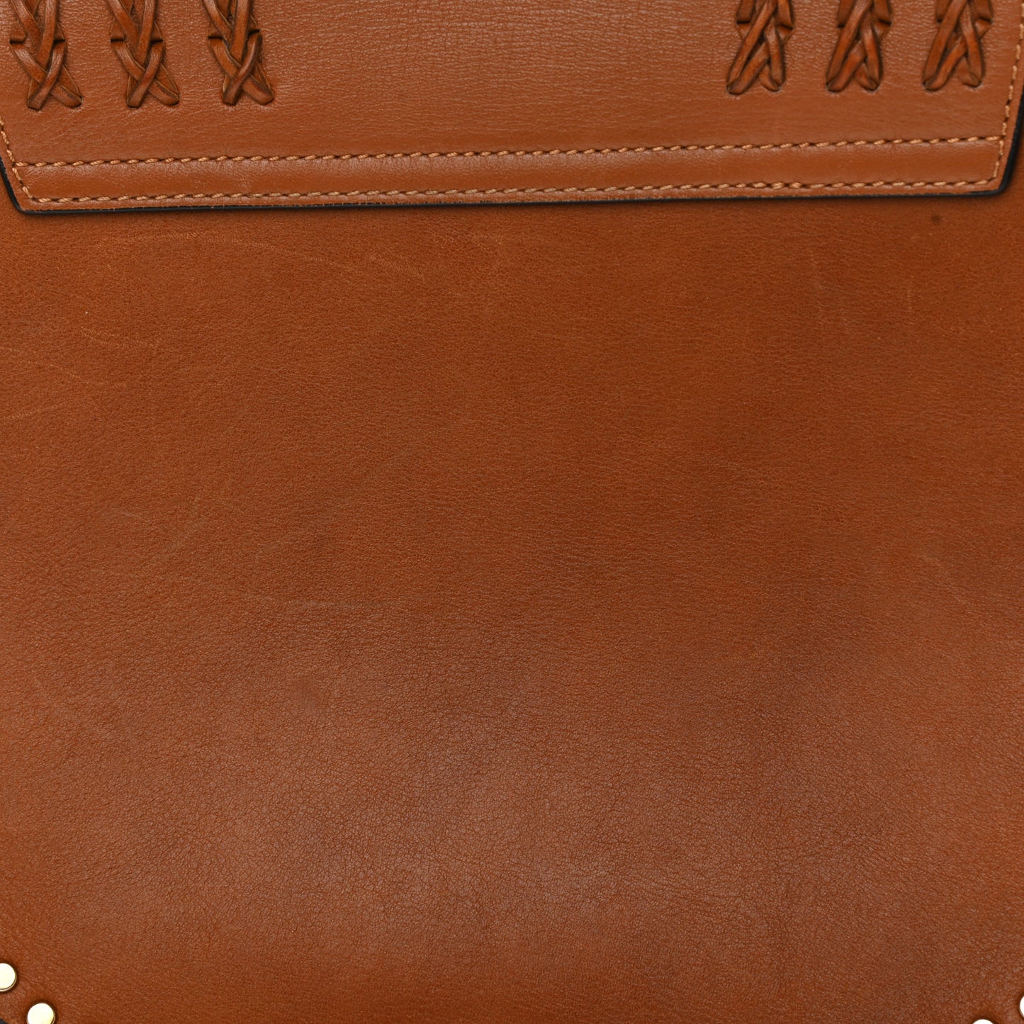 Calfskin Braided Small Hudson Shoulder Bag Caramel