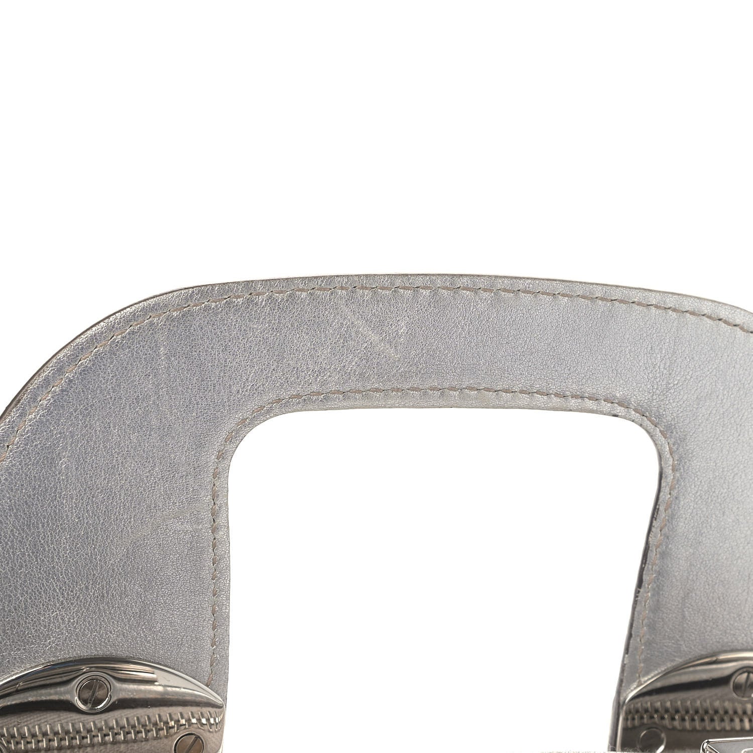 Gucci Metallic Calfskin Romy Boston Silver 11 of 17
