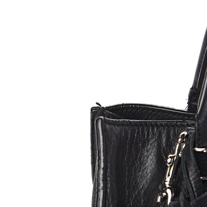 Balenciaga Calfskin Papier Mini A4 Tote Black 8 of 11