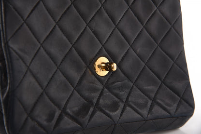 Chanel Lambskin Quilted Mini Square Flap Bag Navy 14 of 18