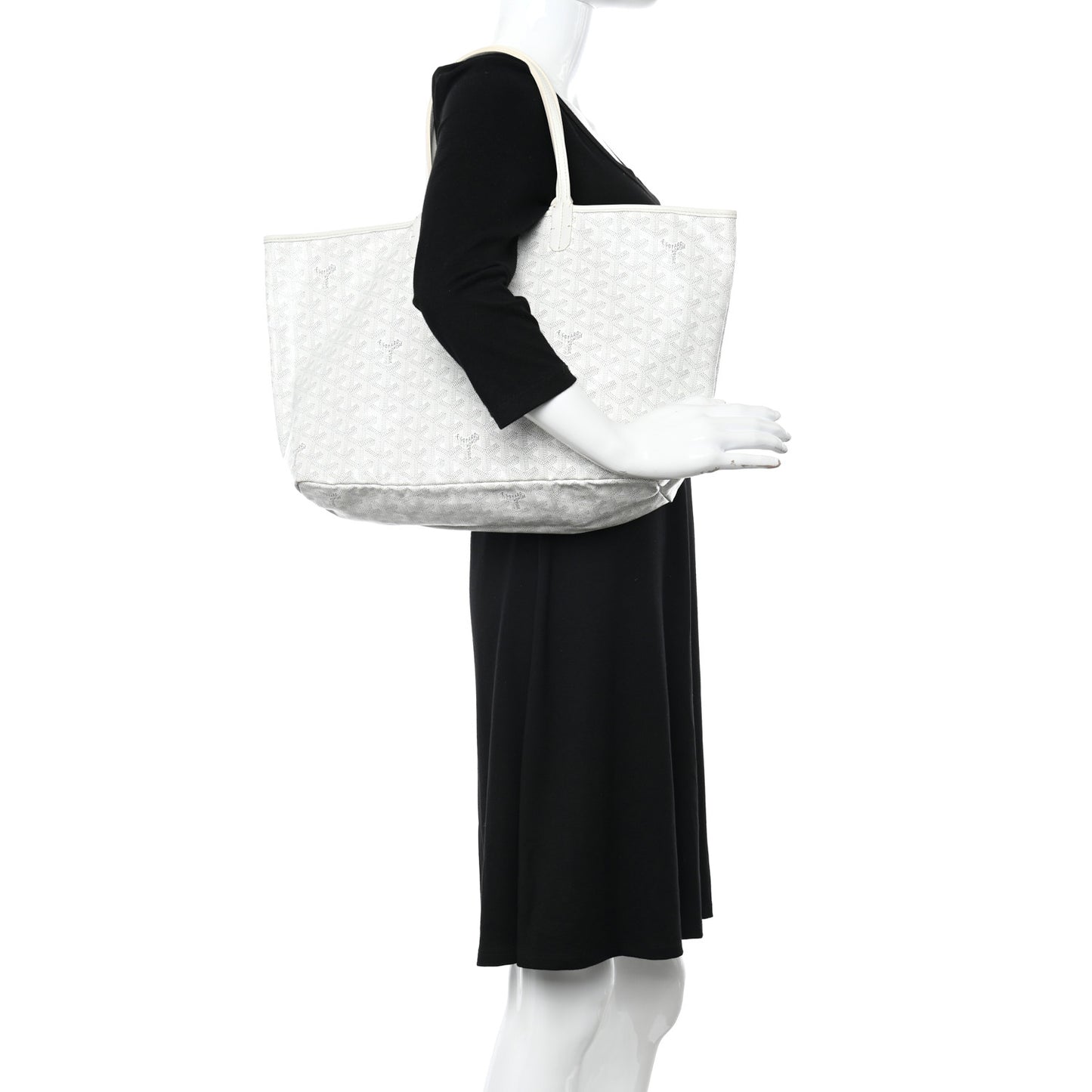 Goyardine Saint Louis PM White