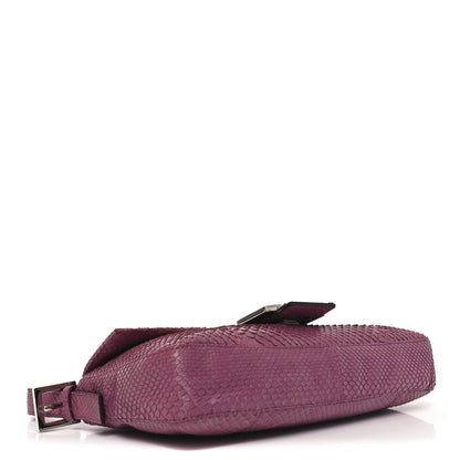 Fendi Snakeskin Baguette Pink 4 of 11