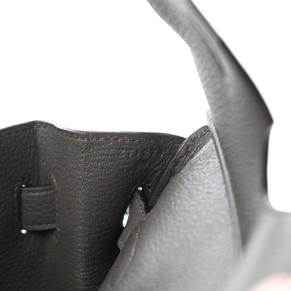 Hermes Togo Birkin 30 Etain 7 of 10