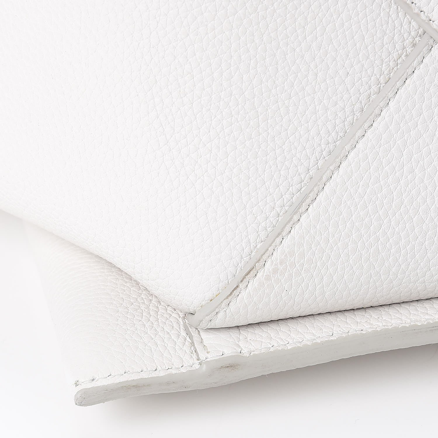 Celine Baby Grained Calfskin Small Tri-Fold Bag White 11 of 16
