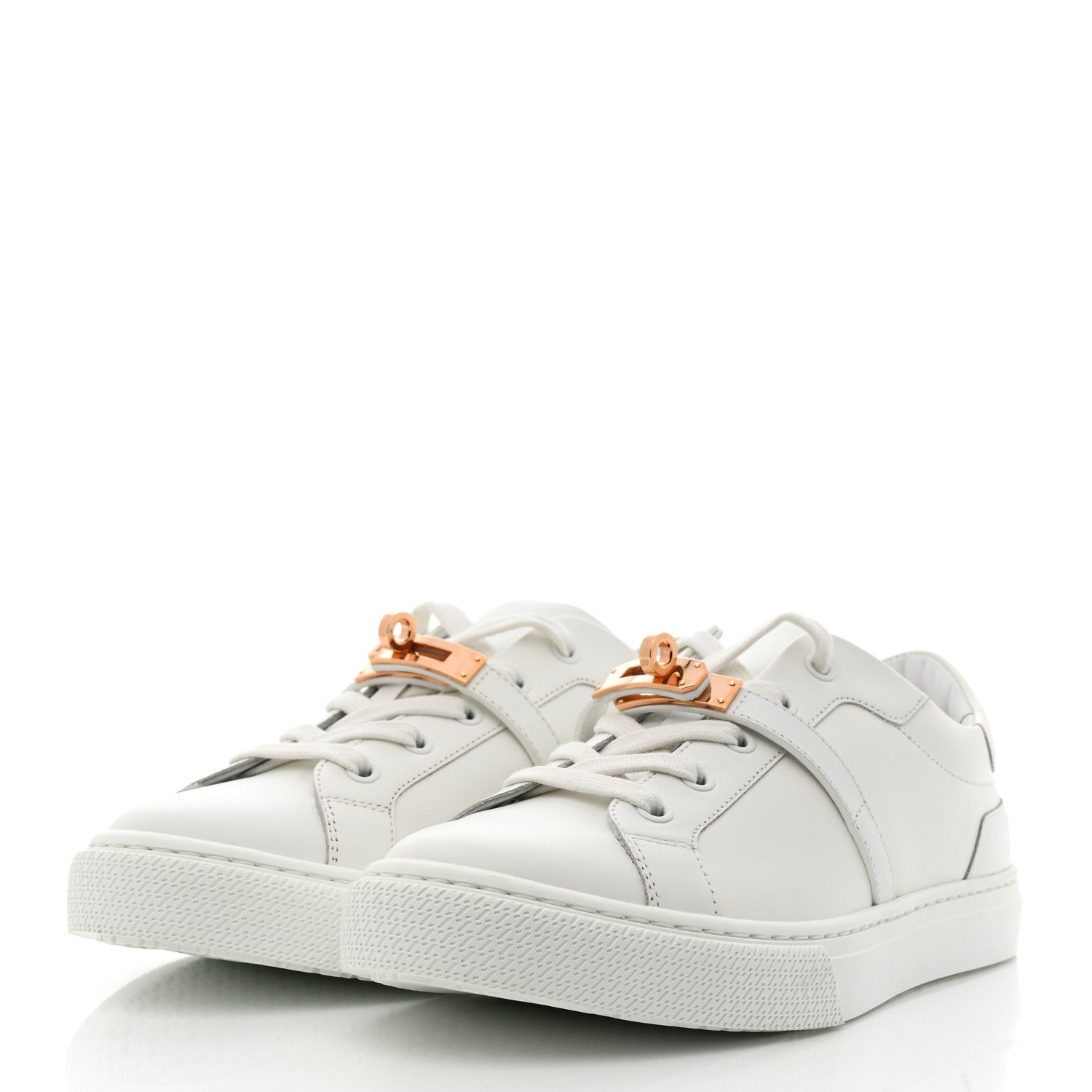 Hermes Calfskin Day Sneakers 39.5 White 3 of 9