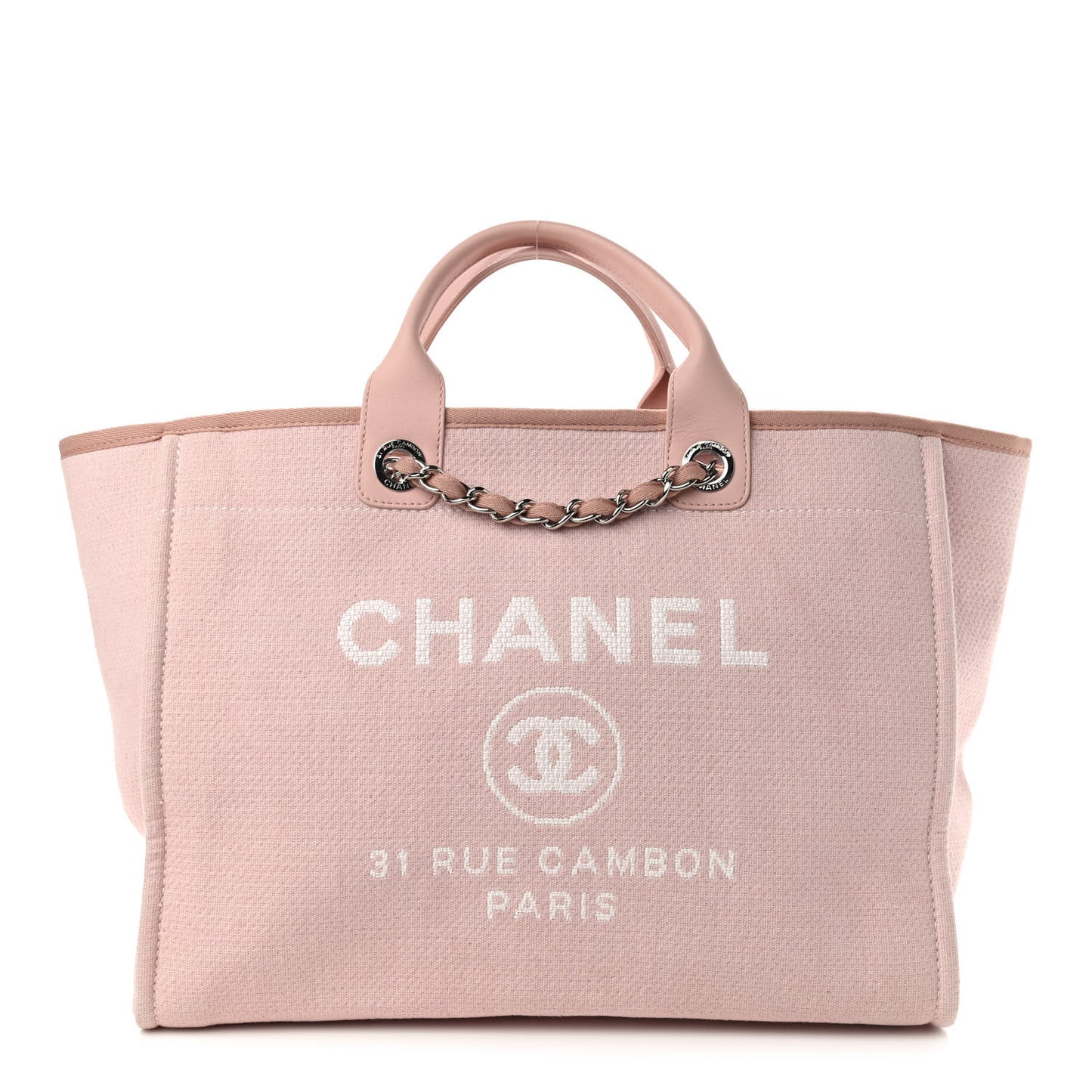 Canvas Medium Deauville Tote Light Pink