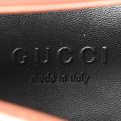 Gucci Canvas GG Monogram Horsebit Womens Jordaan Loafers 35.5 Burnt Orange Silver 7 of 18
