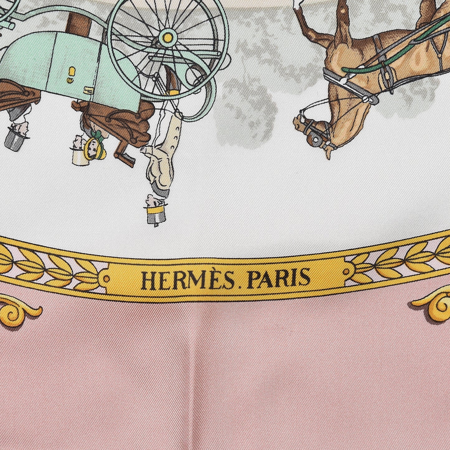 Silk La Promenade De Longchamps Scarf 90
