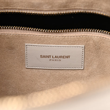 Saint Laurent Calfskin Classic Duffle 6 Dove White 5 of 8