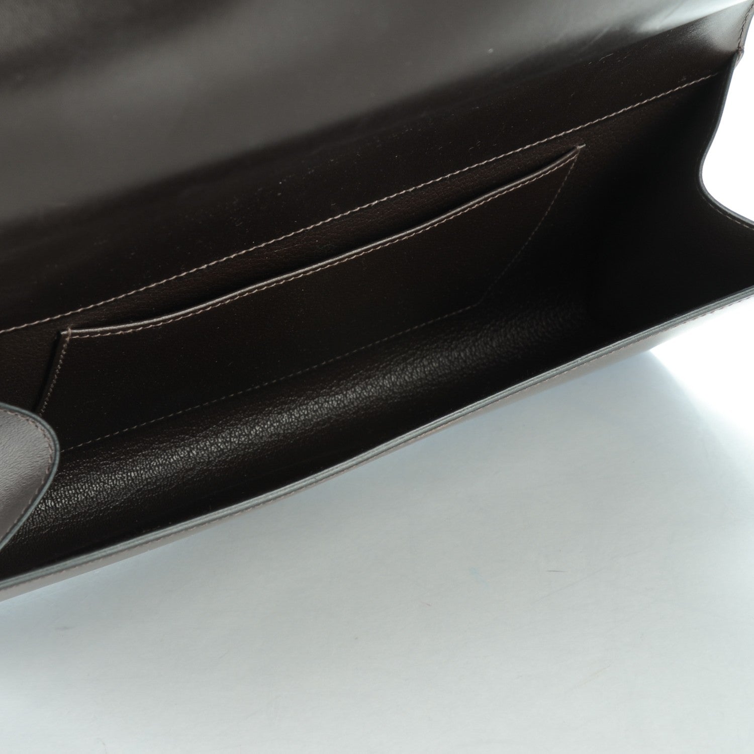 Hermes Box Medor 29 Clutch Chocolate 5 of 8