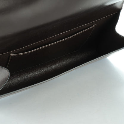 Hermes Box Medor 29 Clutch Chocolate 5 of 8