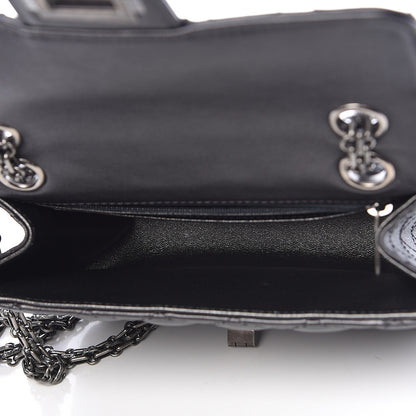 Chanel Metallic Sheepskin Quilted 2.55 Reissue Mini Flap Dark Silver 5 of 12