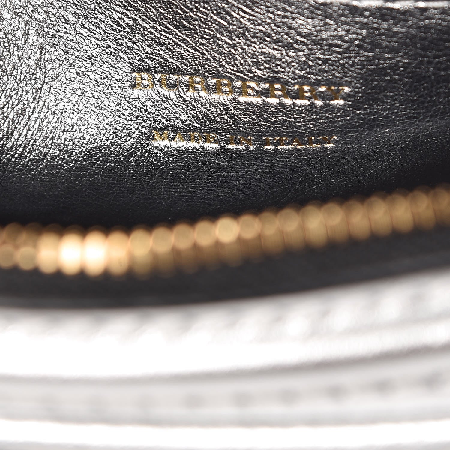 Burberry Smooth Calfskin 1983 Knight Check Link Camera Bag Silver 6 of 8