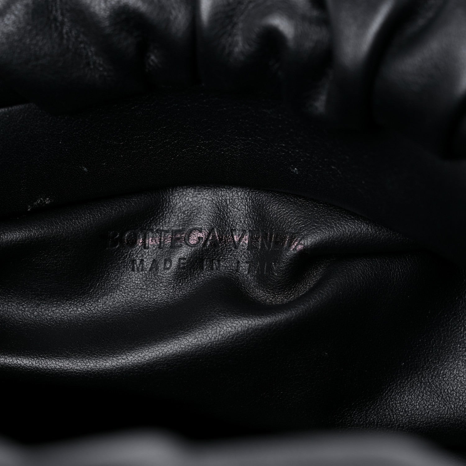 Bottega Veneta Calfskin The Pouch Chain Black 7 of 13