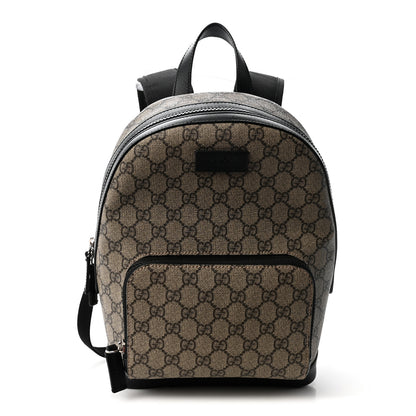 Gucci GG Supreme Monogram Small Eden Day Backpack Black 1 of 10