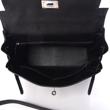 Hermes Togo Kelly Retourne 28 Black 7 of 39