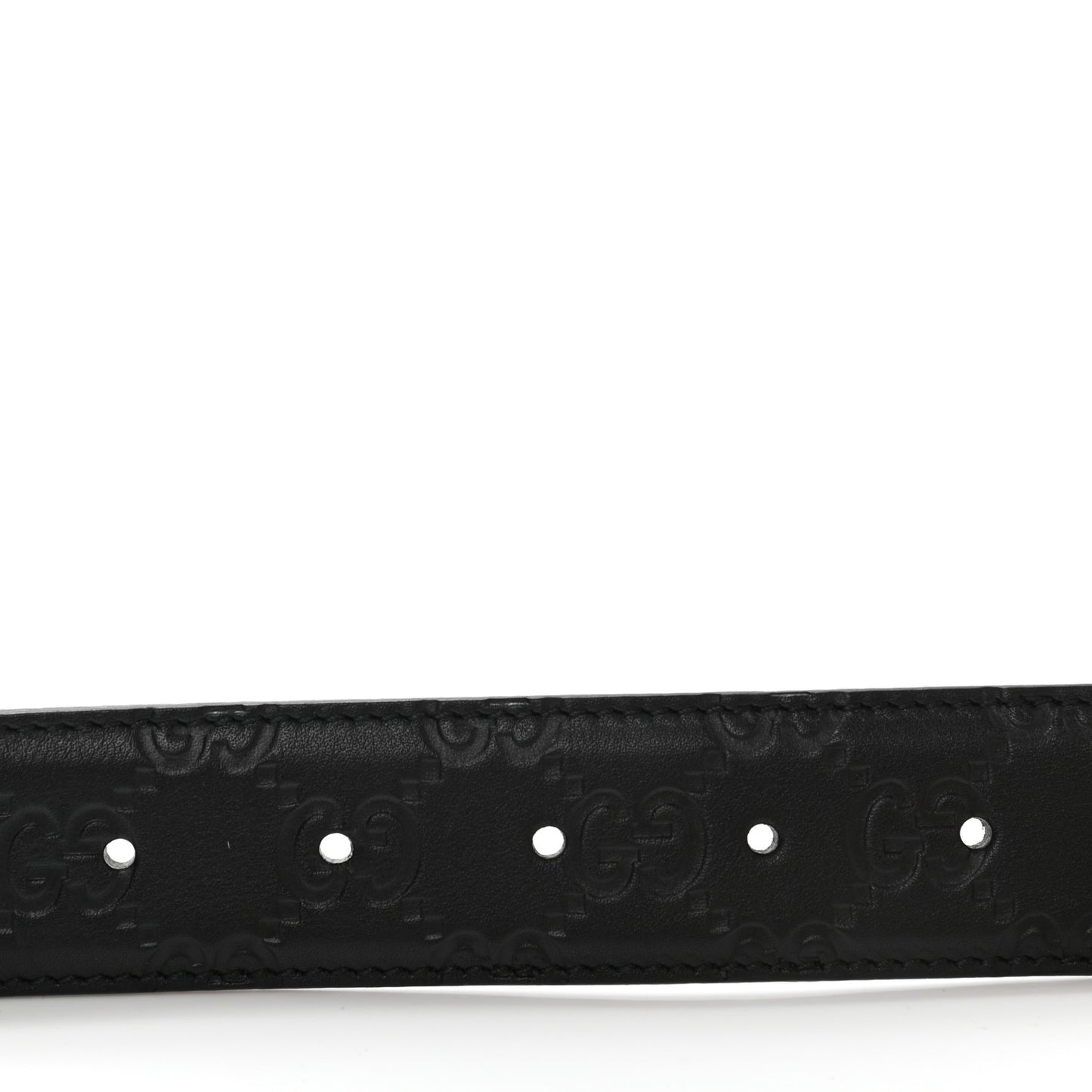 Guccissima Signature Belt 95 38 Black