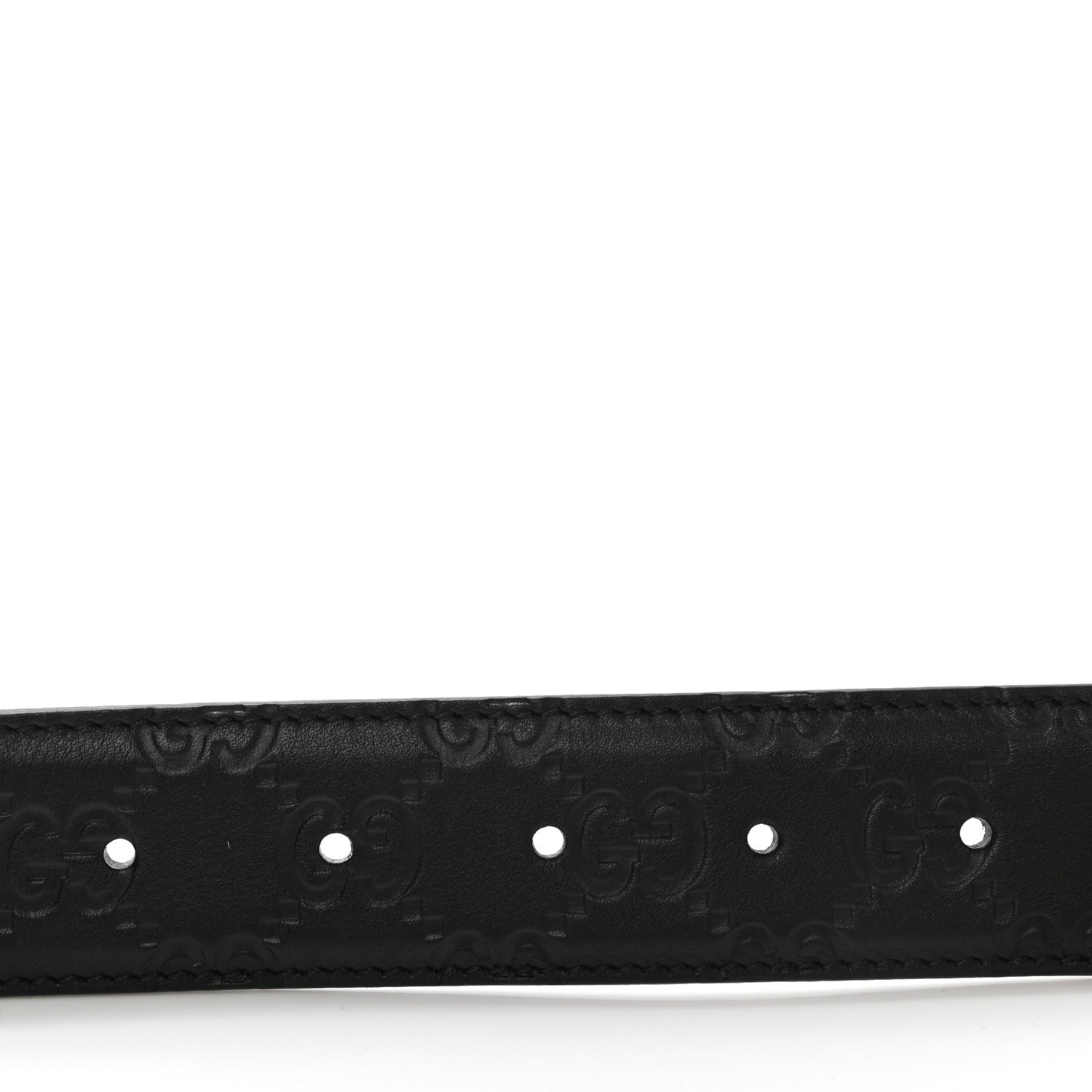 Gucci Guccissima Signature Belt 95 38 Black 3 of 7