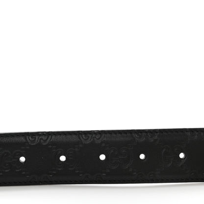 Gucci Guccissima Signature Belt 95 38 Black 3 of 7